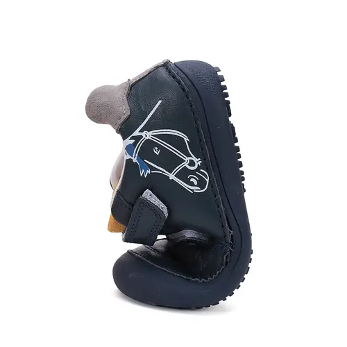 Pantofi baieti, piele naturala, barefoot, talpa flexibila, bleumarin, calut, D.D.Step- S063-51264M-30-D.D. Step Pantofi baieti, piele naturala, barefoot, talpa flexibila, bleumarin, calut, D.D.Step- S063-51264M-30-D.D. Step