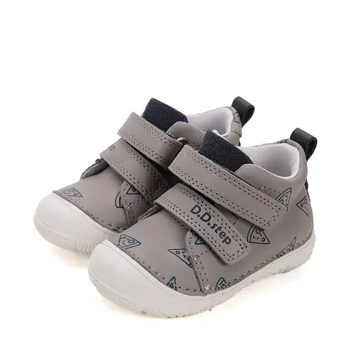 Pantofi baieti, piele naturala, talpa flexibila, gri, D.D. Step- S082-51705A-25-D.D. Step Pantofi baieti, piele naturala, talpa flexibila, gri, D.D. Step- S082-51705A-25-D.D. Step