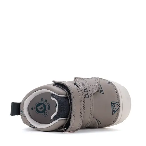 Pantofi baieti, piele naturala, talpa flexibila, gri, D.D. Step- S082-51705A-25-D.D. Step Pantofi baieti, piele naturala, talpa flexibila, gri, D.D. Step- S082-51705A-25-D.D. Step
