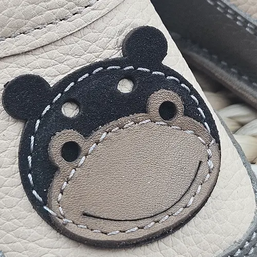 Pantofi barefoot copii, piele naturala, primii pasi, talpa flexibila, hipopotam- RO-16-4-23-By Pebebe Pantofi barefoot copii, piele naturala, primii pasi, talpa flexibila, hipopotam- RO-16-4-23-By Pebebe