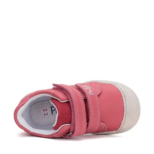 Pantofi copii cu supinatie, piele naturala, talpa ferma, roz inchis, Ponte20_DA03-5-1473-27_Pebebe