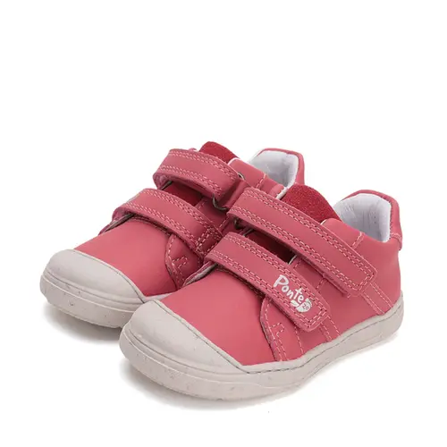Pantofi copii cu supinatie, piele naturala, talpa ferma, roz inchis, Ponte20_DA03-5-1473-27_Pebebe