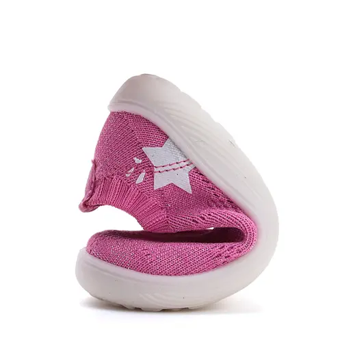 Pantofi copii D.D Step, material textil, talpa flexibila, roz inchis- F093-51209C-27-D.D. Step Pantofi copii D.D Step, material textil, talpa flexibila, roz inchis- F093-51209C-27-D.D. Step