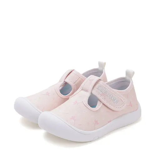 Espadrile copii din material textil, decupati, talpa flexibila, roz, D.D Step- C100-51726-27-D.D. Step