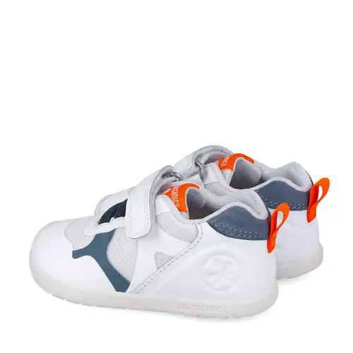 Pantofi Biomecanics copii, piele ecologica si material textil, Biomecanics Wider, albastru- 252163-B834-26-Biomecanics