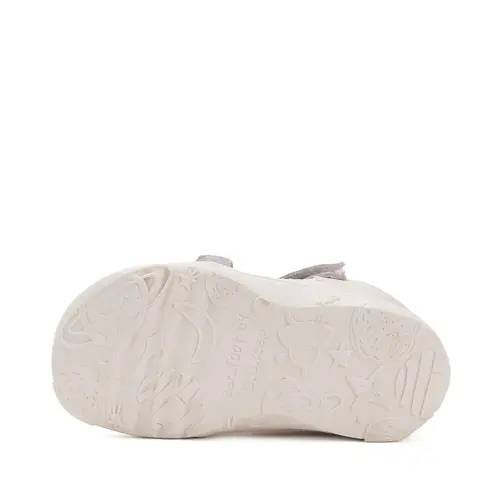 Pantofi D.D.Step copii, barefoot, piele naturala, decupati, primii pași, alb- H077-51734E-25-D.D. Step Pantofi D.D.Step copii, barefoot, piele naturala, decupati, primii pași, alb- H077-51734E-25-D.D. Step