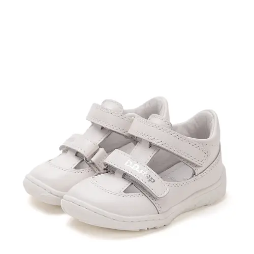 Pantofi D.D.Step copii, barefoot, piele naturala, decupati, primii pași, alb- H077-51734E-25-D.D. Step Pantofi D.D.Step copii, barefoot, piele naturala, decupati, primii pași, alb- H077-51734E-25-D.D. Step