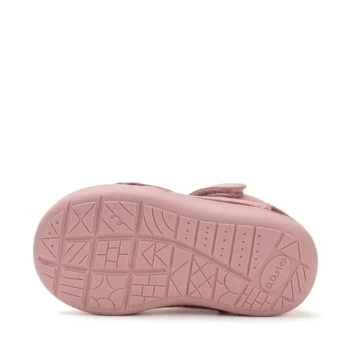 Pantofi D.D.Step, fete, piele naturala, decupati, primii pași, roz- H066-51758-25-D.D. Step Pantofi D.D.Step, fete, piele naturala, decupati, primii pași, roz- H066-51758-25-D.D. Step