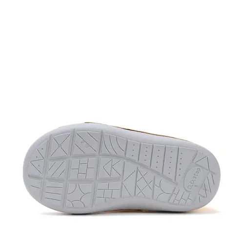 Pantofi D.D.Step, primii pasi, din piele naturala, decupati, primii pași, galben, crocodil- H066-51978-25-D.D. Step