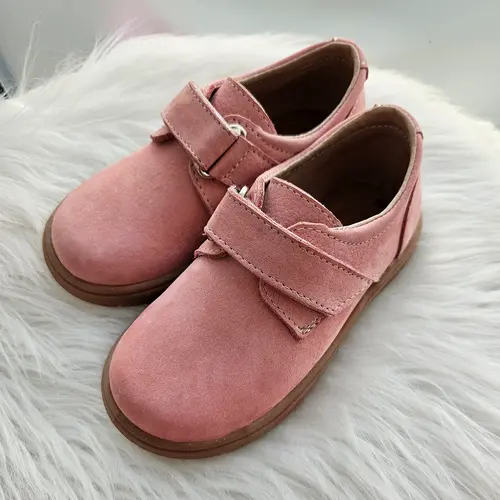 Pantofi din piele naturala, talpa flexibila, roz, Venus- RO-402-2-25-Luy
