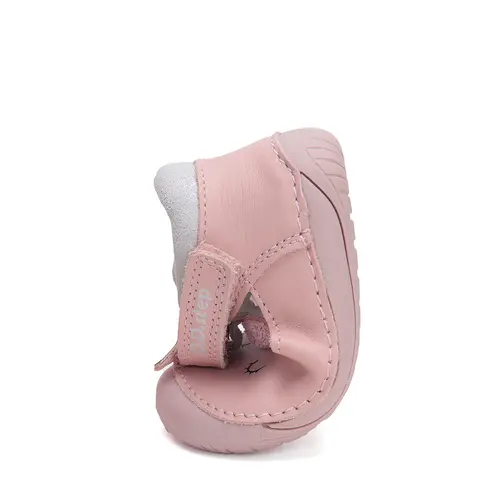 Pantofi fete, piele naturala, barefoot, decupati, roz, inghetata, D.D. Step- H070-51968-25-D.D. Step