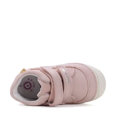Pantofi fete, piele naturala, talpa flexibila, roz,  D.D. Step- S082-51977C-25-D.D. Step Pantofi fete, piele naturala, talpa flexibila, roz,  D.D. Step- S082-51977C-25-D.D. Step