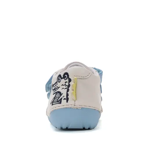 Pantofi piele naturla, baieti, albastru, alb, D.D. Step- S015-51832-24-D.D. Step