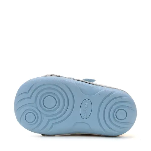 Pantofi piele naturla, baieti, albastru, alb, D.D. Step- S015-51832-24-D.D. Step