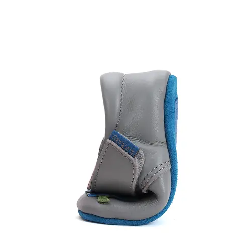 Pantofi primii pasi, interior, piele naturala, gri, monstrulet, D.D. Step- K1596-51622-22/23-D.D. Step