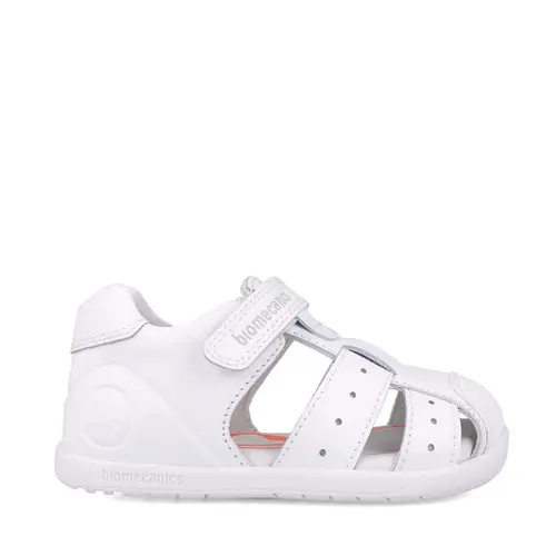 Sandale Biomecanics copii, talpa flexibila, protectie degete, Biomecanics Wider, Alb- 252164-A050-26-Biomecanics