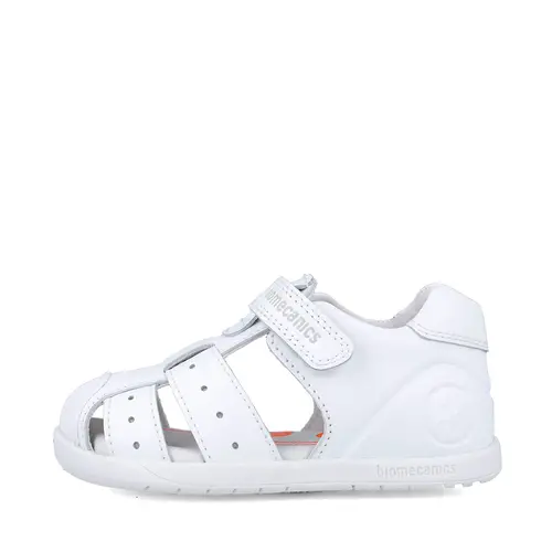 Sandale Biomecanics copii, talpa flexibila, protectie degete, Biomecanics Wider, Alb- 252164-A050-26-Biomecanics