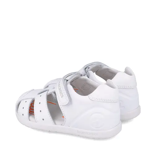 Sandale Biomecanics copii, talpa flexibila, protectie degete, Biomecanics Wider, Alb- 252164-A050-26-Biomecanics