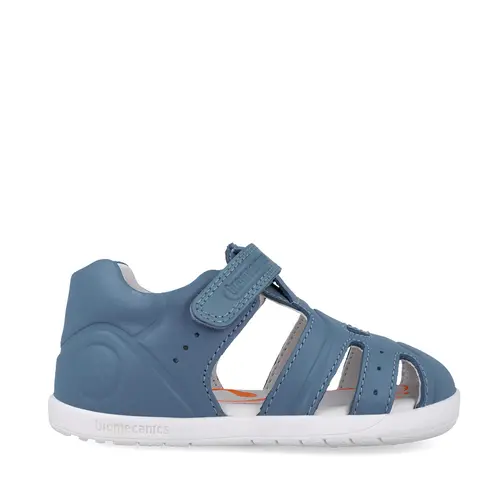 Sandale Biomecanics copii, talpa flexibila, protectie degete, Biomecanics wider, albastru- 252165-A631-21-Biomecanics