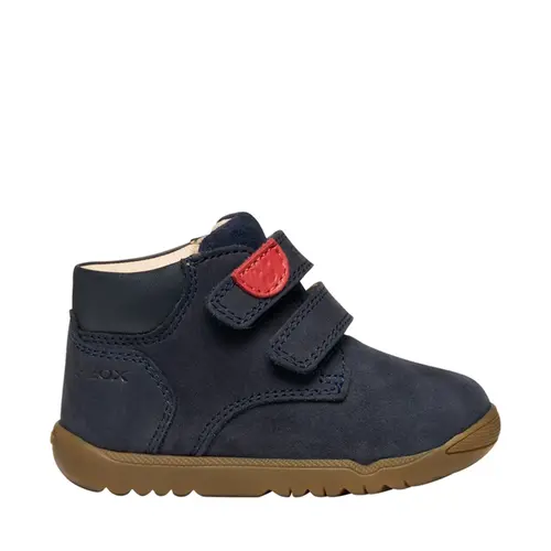 Ghete Geox baieti, piele naturala, talpa felexibila, Macchia, bleumarin- B164NC-03285-C4064-26-GEOX