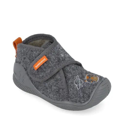 Pantofi Biomecanics baieti, material textil, sustinere calcai, Biohome, gri inchis- 251144-B168-24-Biomecanics