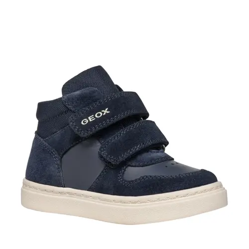 Ghete Geox baieti, piele naturala, Nashik, bleumarin - B465NA-02285-C4002-27-