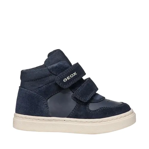 Ghete Geox baieti, piele naturala, Nashik, bleumarin - B465NA-02285-C4002-27-