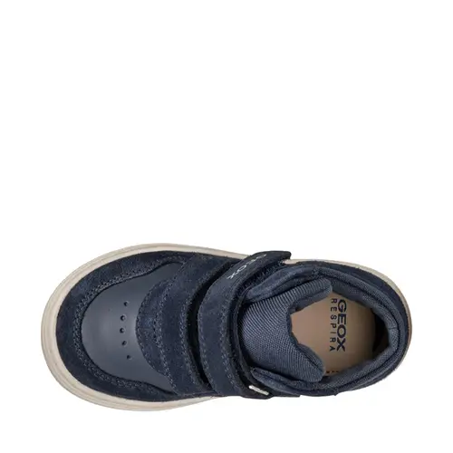 Ghete Geox baieti, piele naturala, Nashik, bleumarin - B465NA-02285-C4002-27-