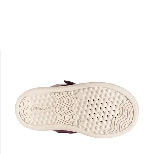 Ghete Geox fete, piele naturala, blanita decorativa, Nashik, mov sidef - B465XA-00077-C8015-26-