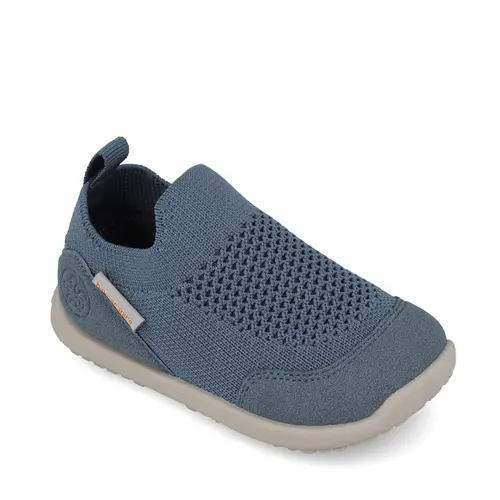 Pantofi Biomecanics baieti, material textil, primii pași, sustinere calcai, BioHome, gri- 251170-A089-26-Biomecanics