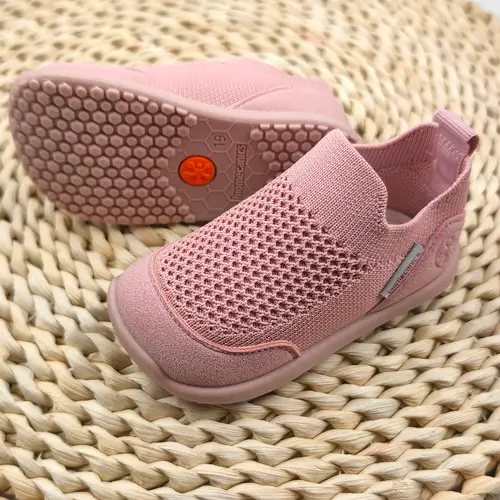 Pantofi Biomecanics fete, material textil, primii pași, sustinere calcai, BioHome, roz deschis- 251170-D409-26-Biomecanics