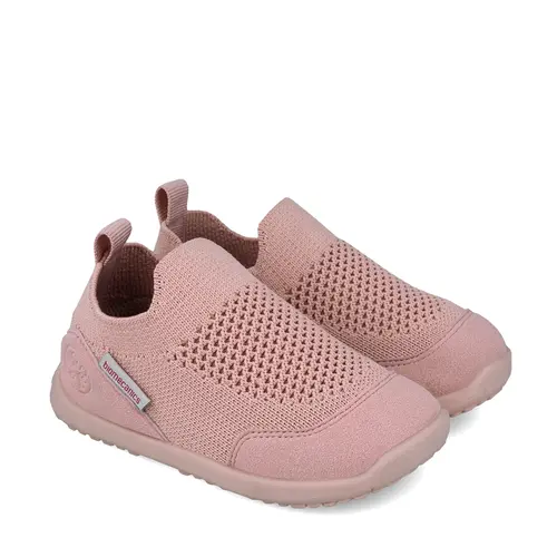 Pantofi Biomecanics fete, material textil, primii pași, sustinere calcai, BioHome, roz deschis- 251170-D409-26-Biomecanics