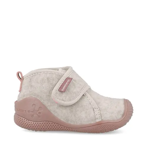 Pantofi Biomecanics fete, material textil, sustinere calcai, Biohome, bej- 251140-D103-24-