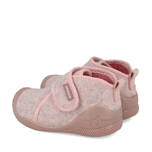 Pantofi Biomecanics fete, material textil, sustinere calcai, Biohome, roz- 251140-C032-24-