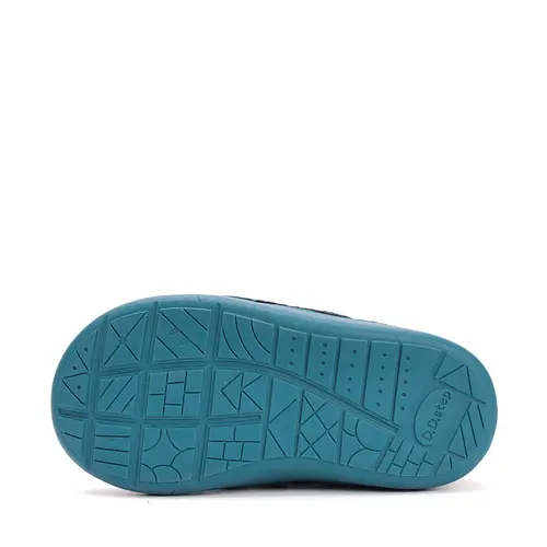 Pantofi D.D. Step baieti, piele naturala, primii pasi, talpa felxibila, bleumarin, papagal- S066-52304-25-