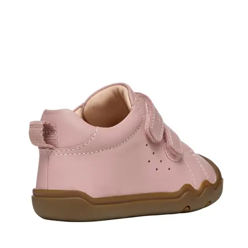 Pantofi Geox fete, Barefoot, piele naturala, Steppieup, roz- B4663A-00085-C8014-25-GEOX