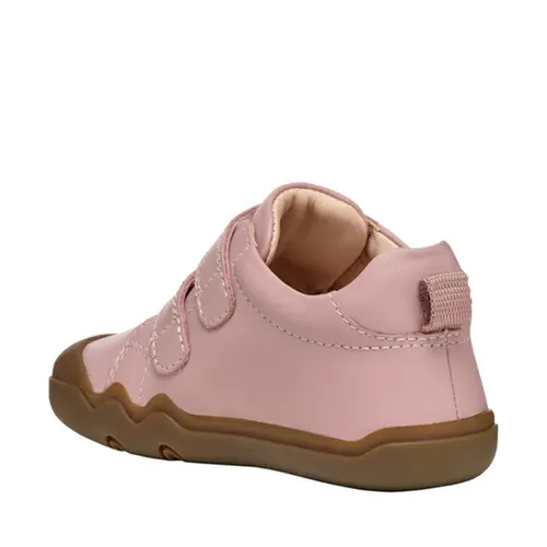 Pantofi Geox fete, Barefoot, piele naturala, Steppieup, roz- B4663A-00085-C8014-25-GEOX