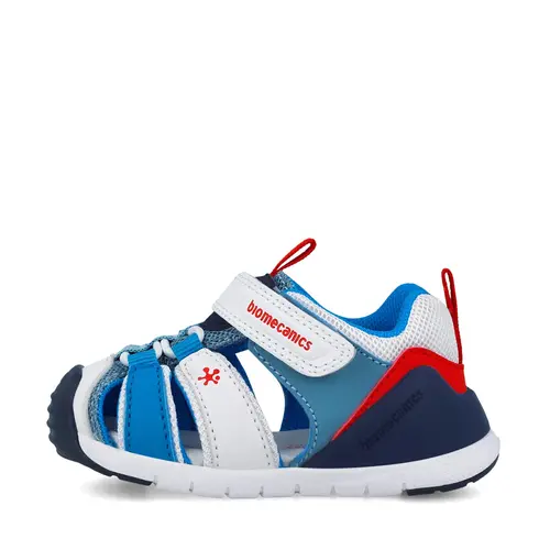 Sandale Biomecanics baieti, talpa flexibila, protectie degete, Biogateo Casual, albastru- 252135-B057-24-Biomecanics