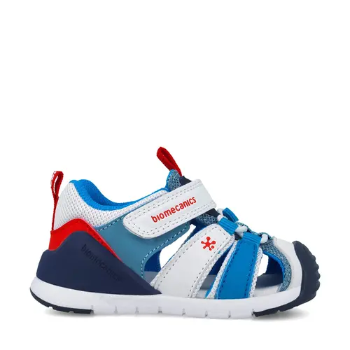 Sandale Biomecanics baieti, talpa flexibila, protectie degete, Biogateo Casual, albastru- 252135-B057-24-Biomecanics