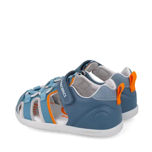 Sandale Biomecanics WIDER baieti, piele naturala si material textil, protectie degete, albastru- 252170-A556-26-Biomecanics Sandale Biomecanics WIDER baieti, piele naturala si material textil, protectie degete, albastru- 252170-A556-26-Biomecanics