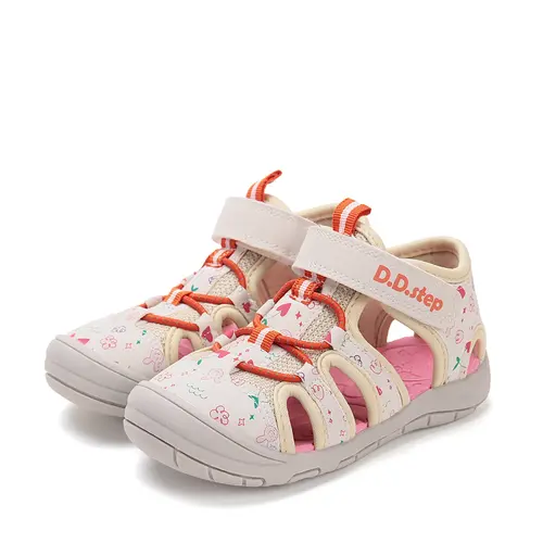 Sandale copii, uscare rapidă, material textil, crem, iepurasi inimioare D.D. Step- G065-51957D-25-D.D. Step Sandale copii, uscare rapidă, material textil, crem, iepurasi inimioare D.D. Step- G065-51957D-25-D.D. Step