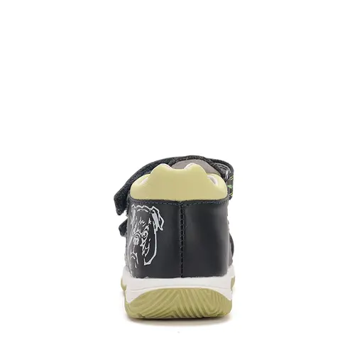 Sandale D.D. Step baieti, piele naturala, talpa FlexiSistem, bleumarin, bulldog, D.D. Step- G103-51668B-19-D.D. Step