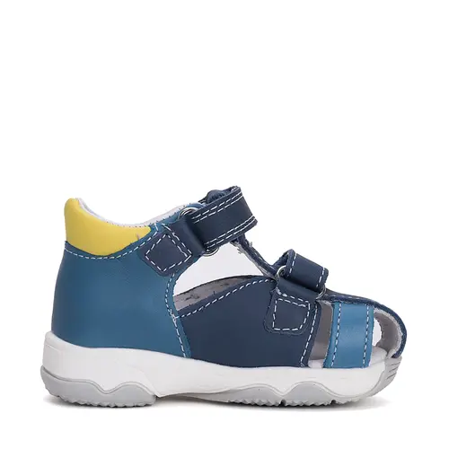 Sandale D.D. Step baieti, piele naturala, bleumarin, basketball, D.D. Step- G064-51611-25-D.D. Step