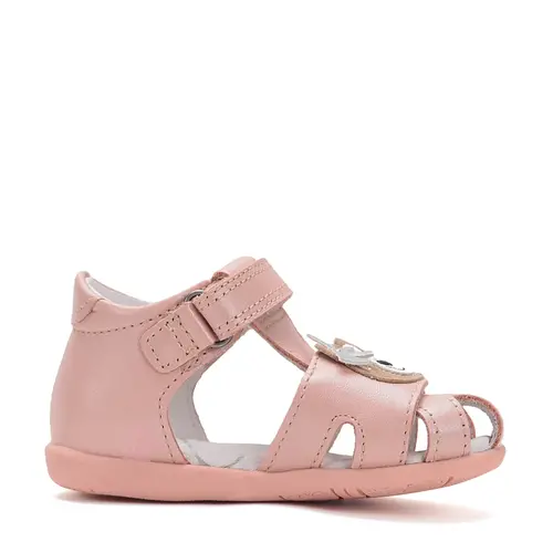 Sandale D.D. Step Copii, piele naturala, talpa flexibila, roz deschis, ursulet- G075-51284D-24-D.D. Step