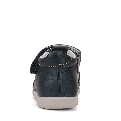 Sandale D.D. Step Copii, piele naturala, talpa flexibila, bleumarin, ursulet- G075-51284-24-D.D. Step