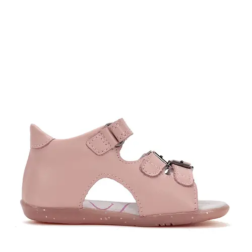 Sandale fete, piele naturala, talpa flexibila, roz deschis, D.D.Step- G075-51585AM-30-D.D. Step