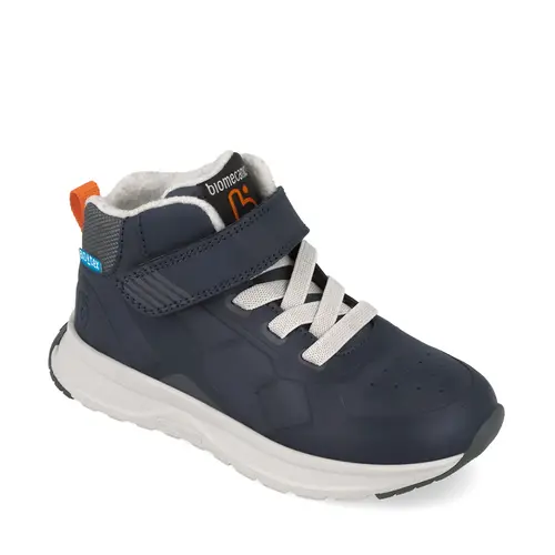 Ghete Biomecanics cu captuseala din lana, piele naturala, bleumarin - 251252-A089FM-31-