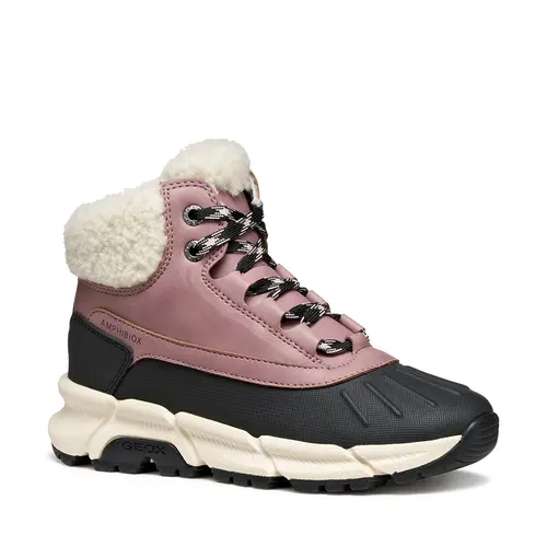 Ghete Geox pentru copii, impermeabile, Flexyper PLUS, Tehnologia Amphibiox™, roz - J56NGA-0ME50-C8049-33-