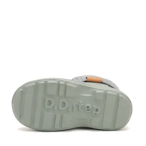 Cizme de ploaie pentru copii, verde uscat, din cauciuc cu interior textil detașabil – D.D.Step - I106-52182-30/31-