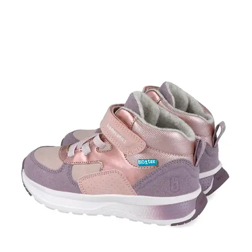 Ghete Biomecanics cu captuseala din lana, piele naturala, roz - 251251-B032FM-34-